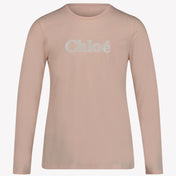 Chloé Meisjes T-shirt Licht Roze