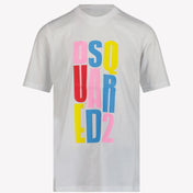Dsquared2 Kinder Unisex T-Shirt Wit