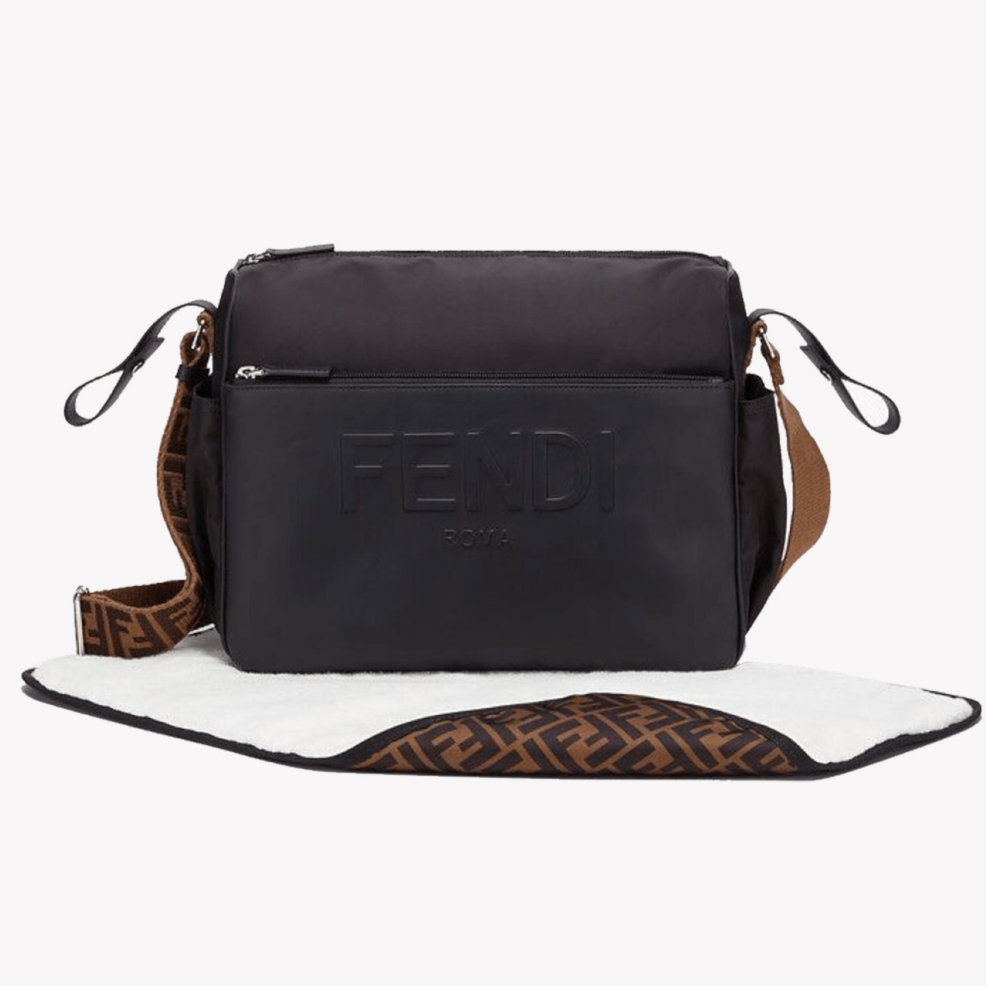 Fendi Baby Unisex diaper bag in Black