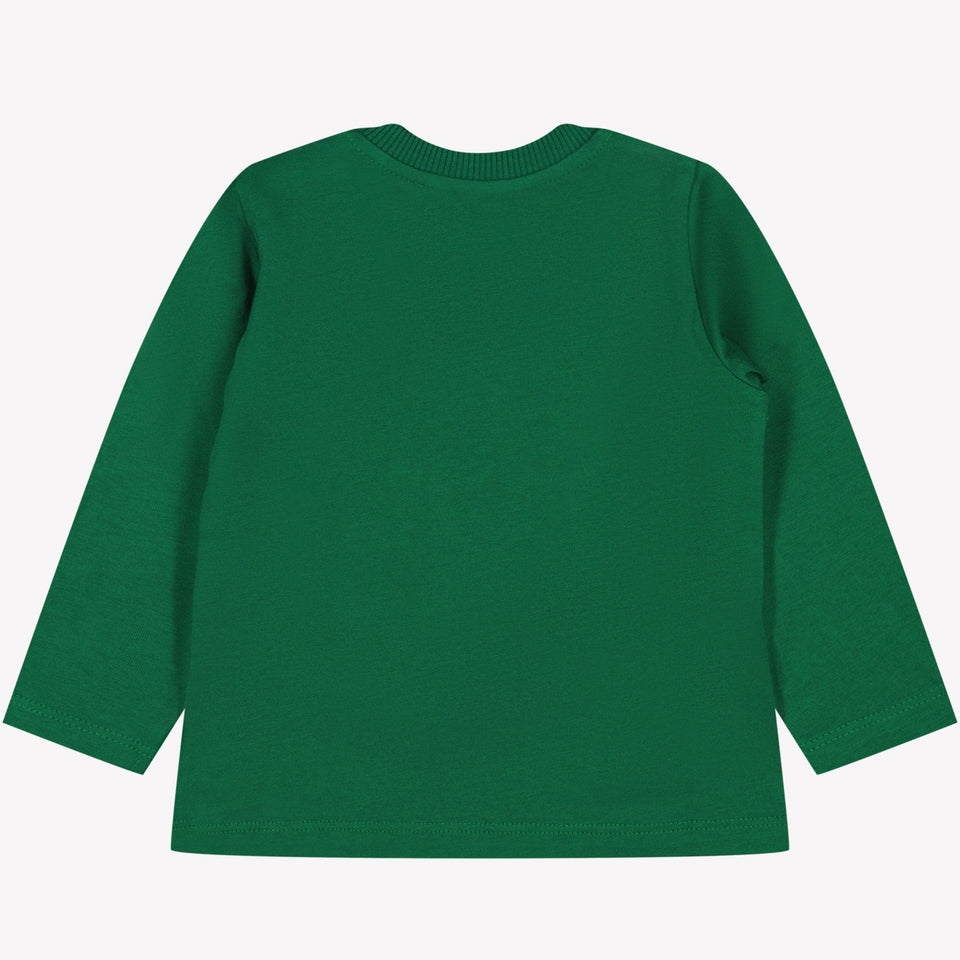 Moschino Baby Unisex T-shirt Donker Groen