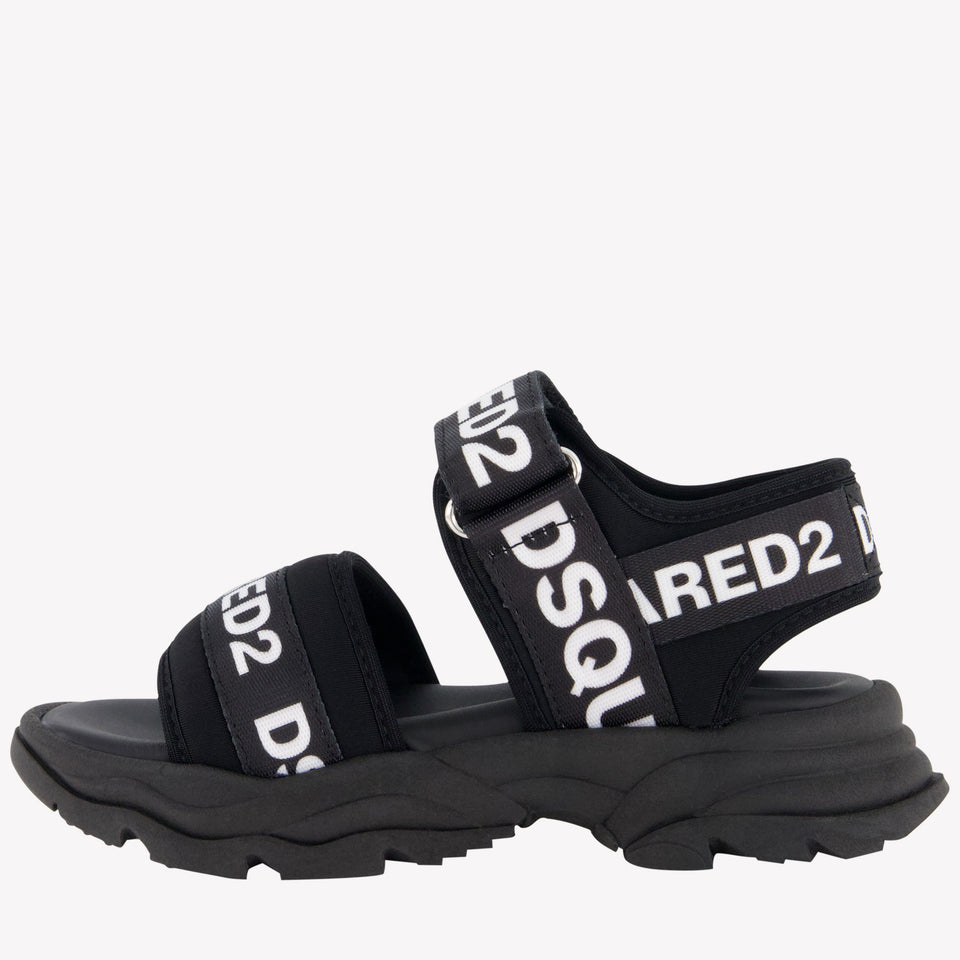 Dsquared2 Boys Sandals In Black