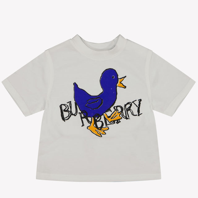 Burberry Baby Jongens T-shirt Wit