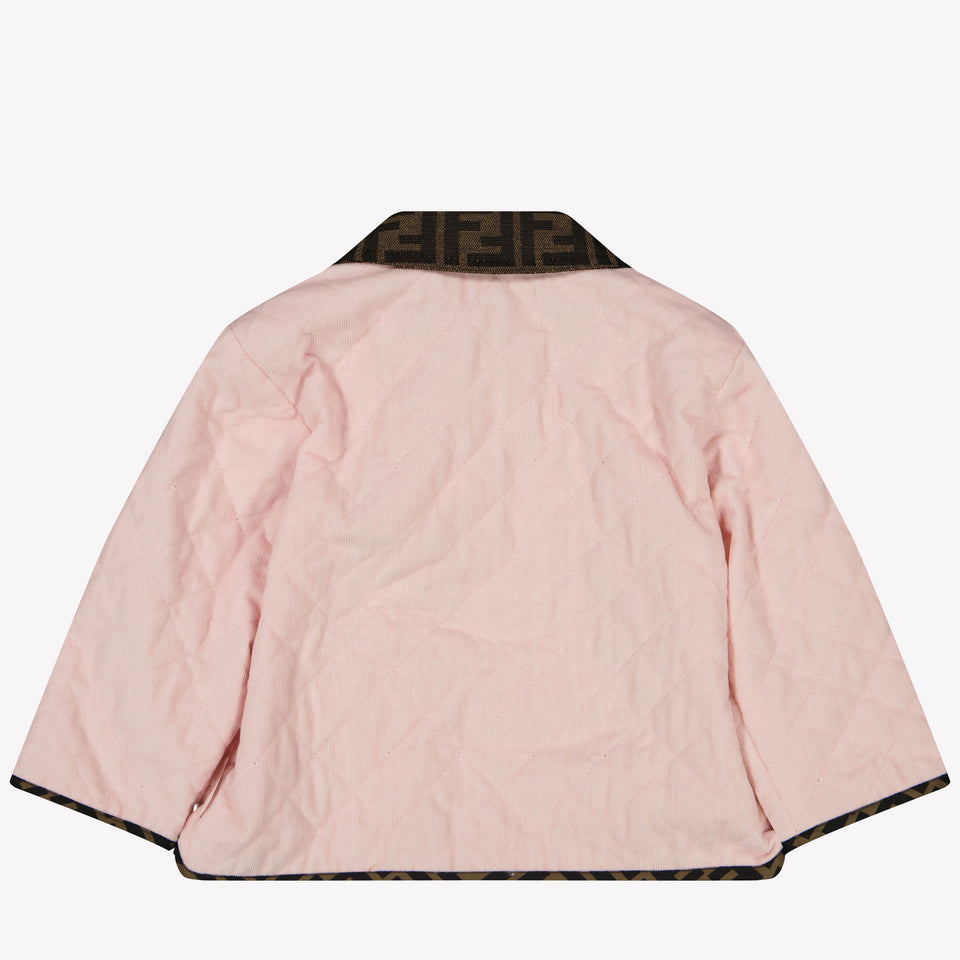 Fendi Baby girls summer jacket in Light Pink