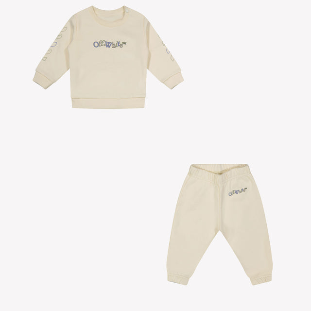 Off-White Baby Unisex Joggingpak Off White