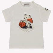 Moncler Baby Jongens T-Shirt In Wit