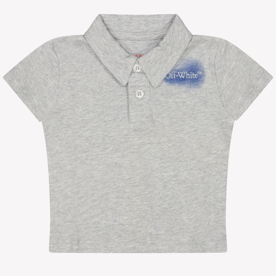 Off-White Baby boys polo in Gray