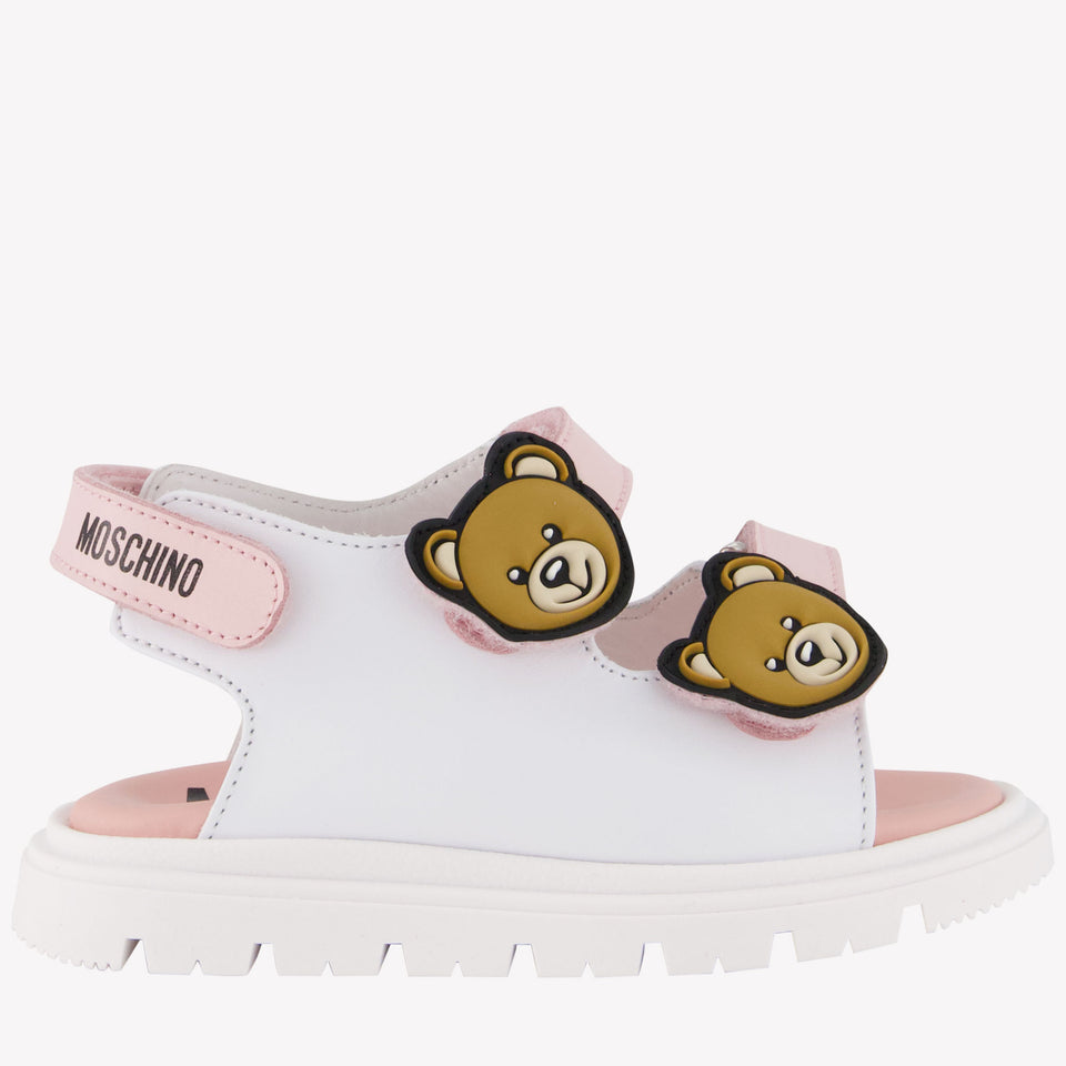 Moschino Unisex Sandals In Pink