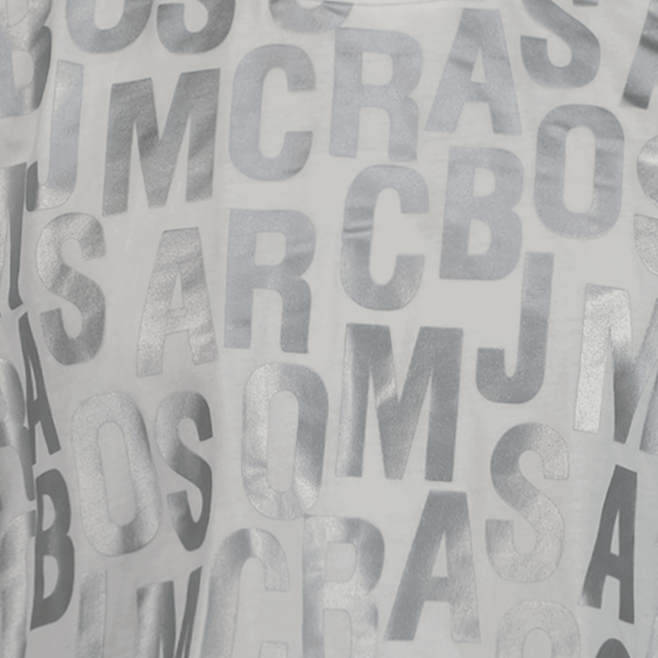 Marc Jacobs Kinder T-Shirt Zilver