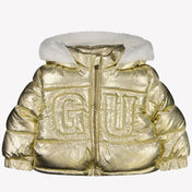 Guess Baby Meisjes Winterjassen Goud