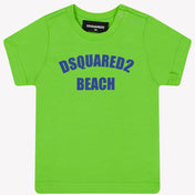 Dsquared2 Baby Jongens T-Shirt Fluor Groen