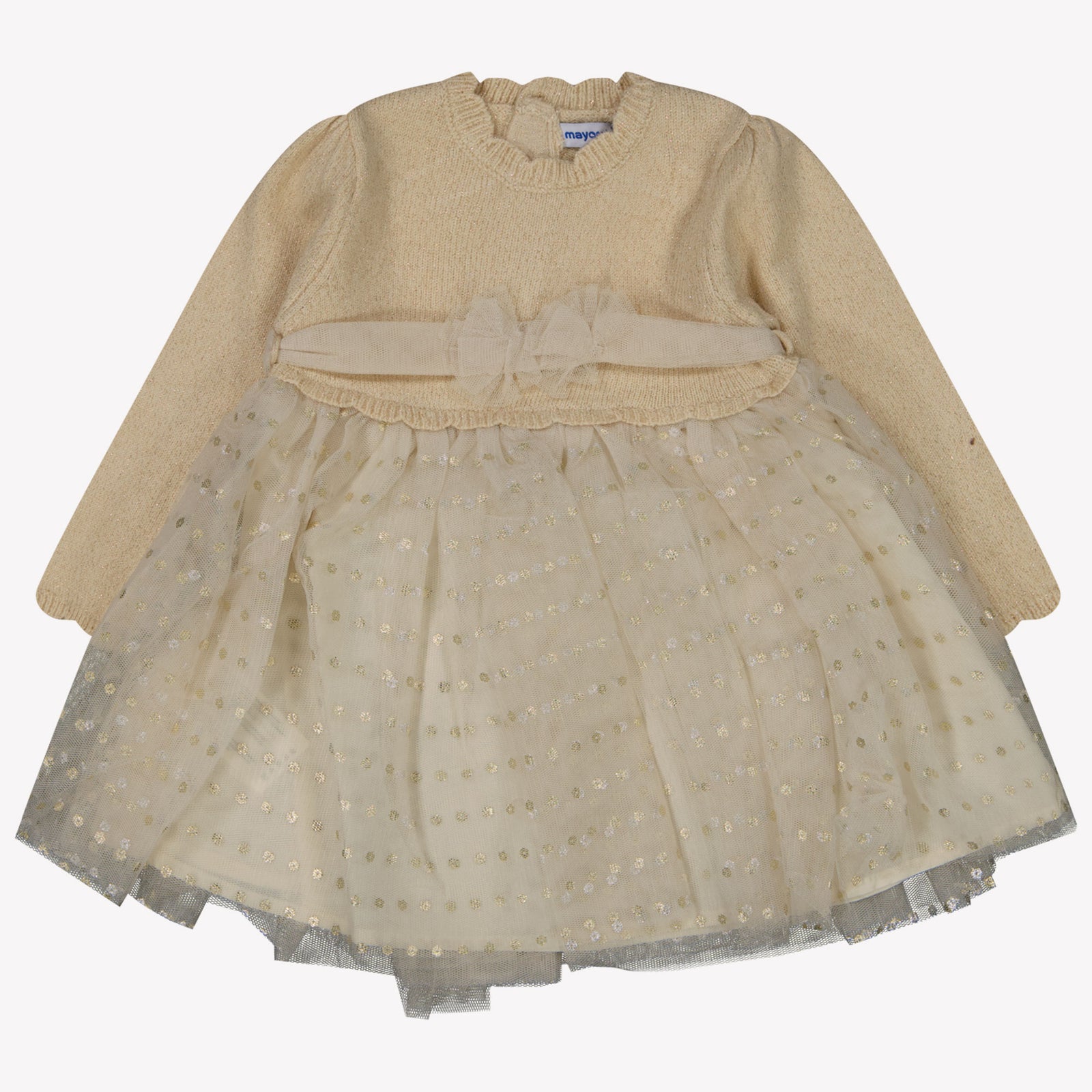 Mayoral Baby Meisjes Jurk Licht Beige