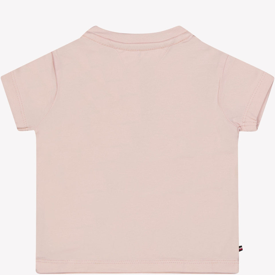 Tommy Hilfiger Baby Meisjes T-shirt Licht Roze