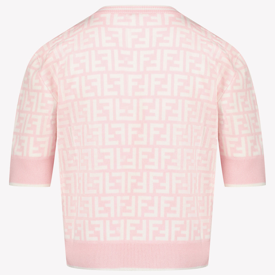 Fendi Children's girls t-shirt Light Pink