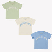 Palm Angels Baby Jongens T-shirt Licht Blauw