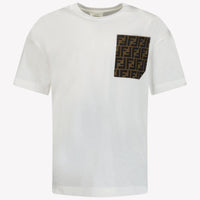 Fendi Kids Unisex T-Shirt  White