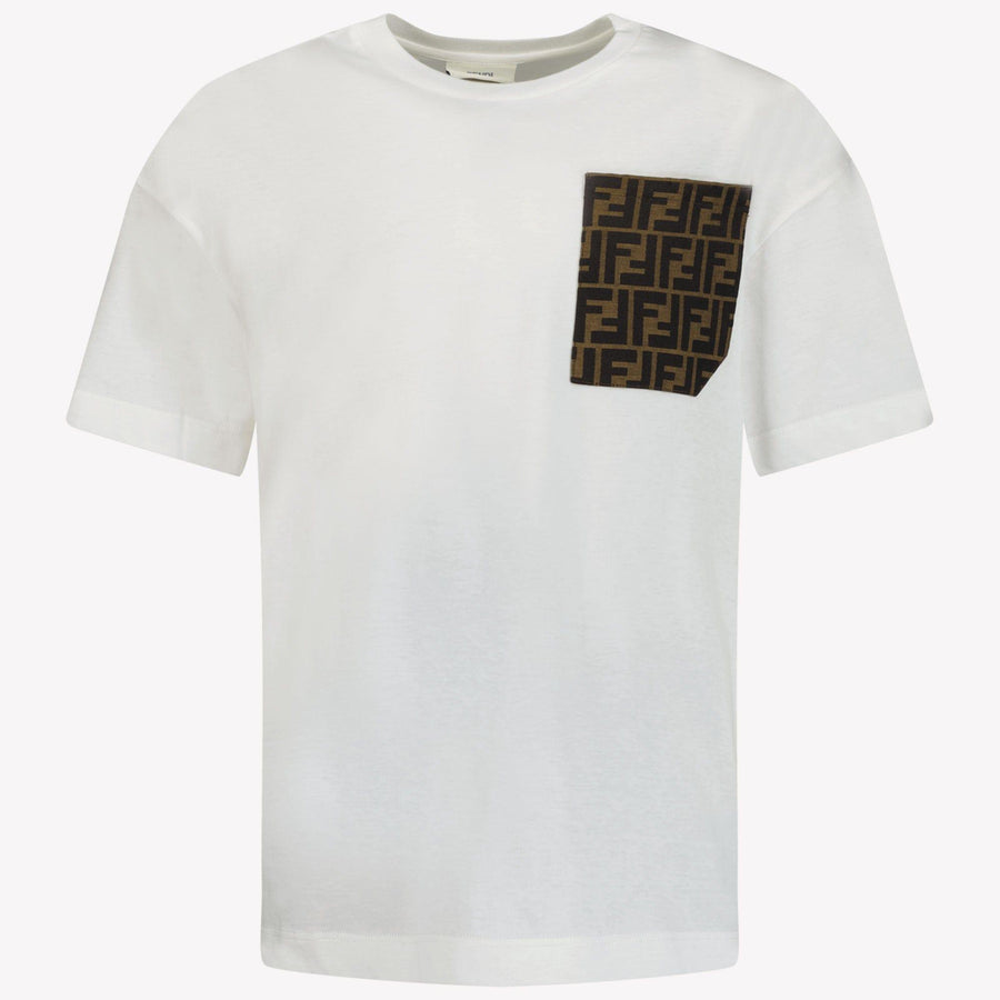 Fendi Kids Unisex T-Shirt  White