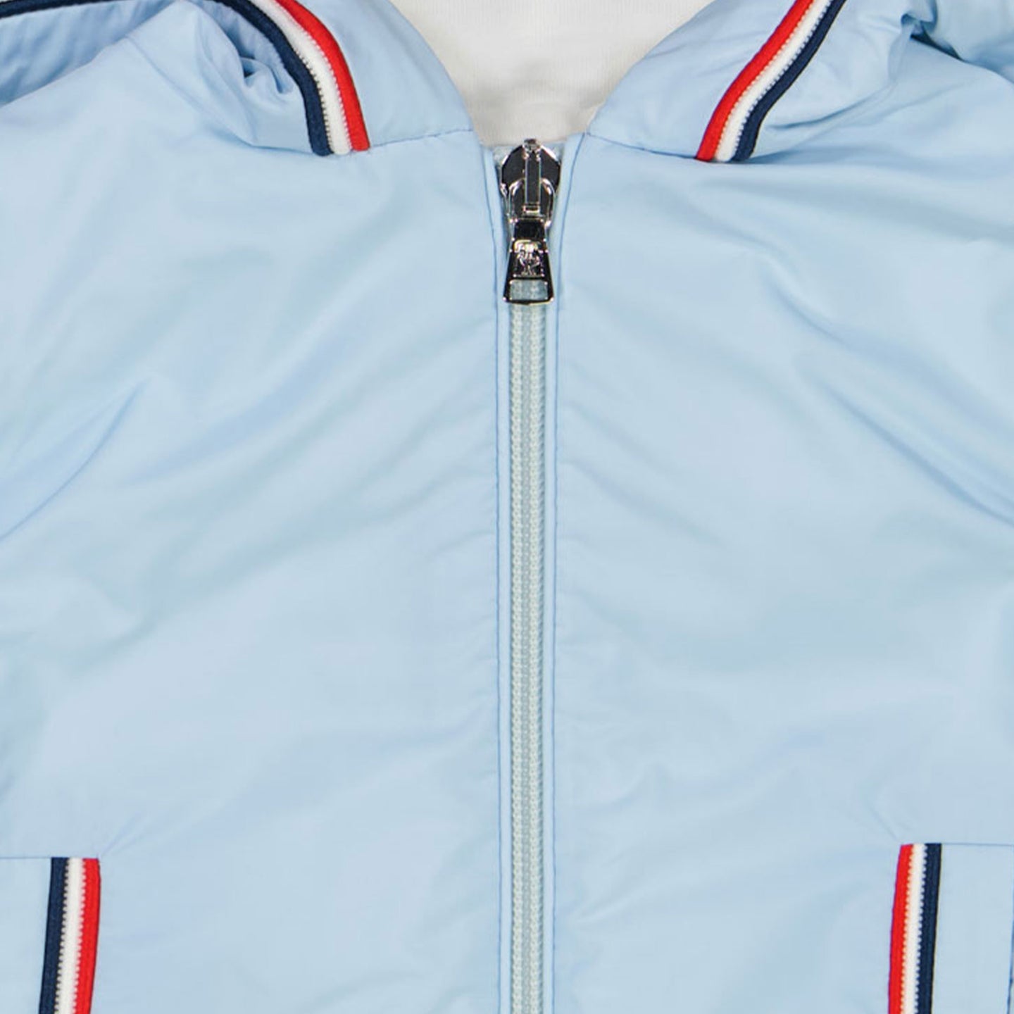 Moncler Granduc Baby Jongens Zomerjas In Licht Blauw