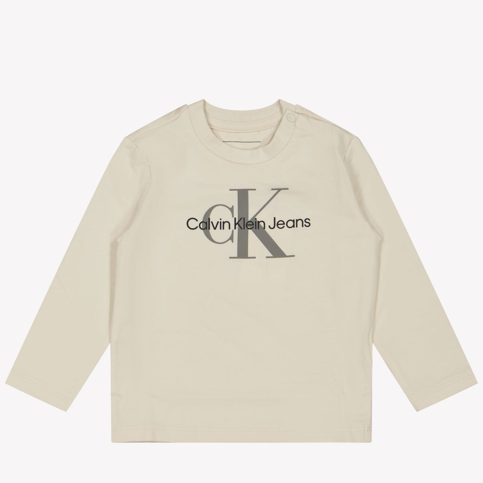 Calvin Klein Baby Unisex T-shirt in OffWhite