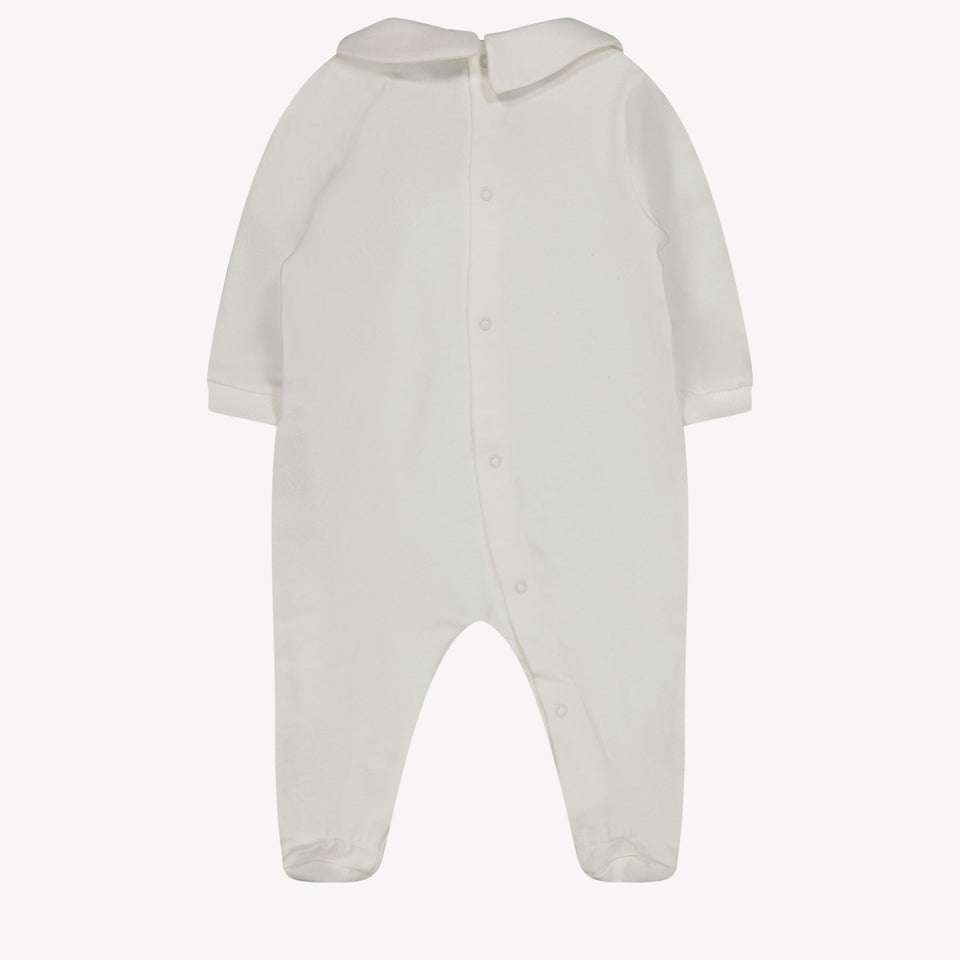 Moschino Baby unisex box suit OffWhite
