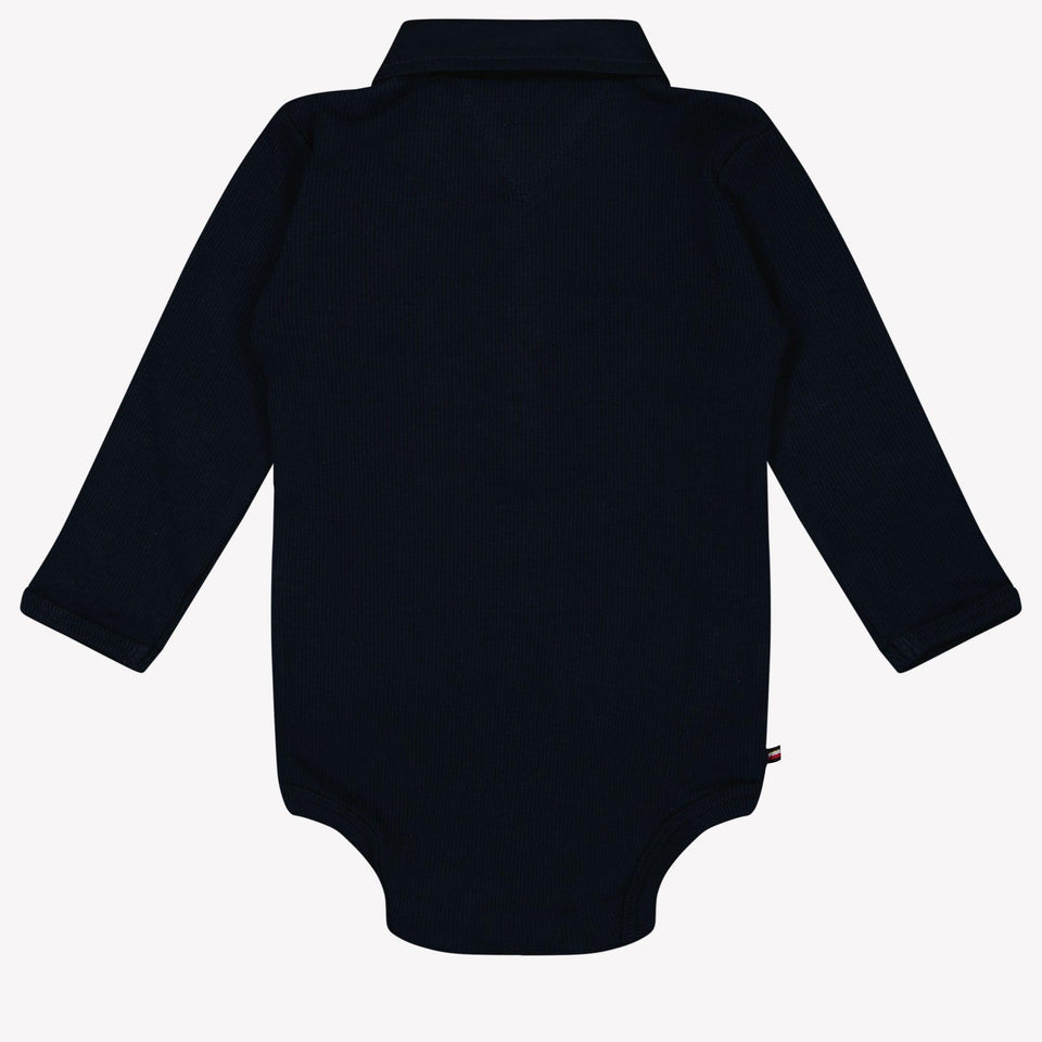 Tommy Hilfiger Baby Unisex Rompertje Navy