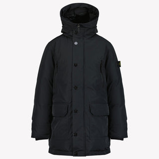 Stone Island Jongens Winterjas Zwart