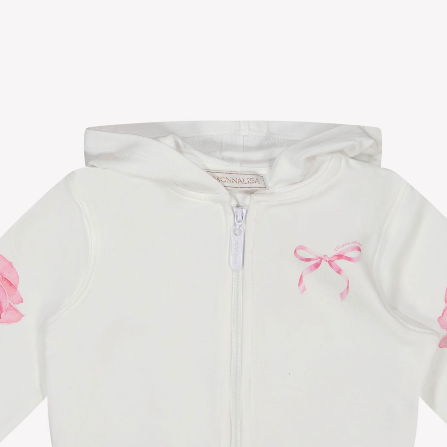 MonnaLisa Baby Meisjes Vest In Wit