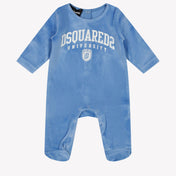 Dsquared2 Baby boys box suit Light Blue