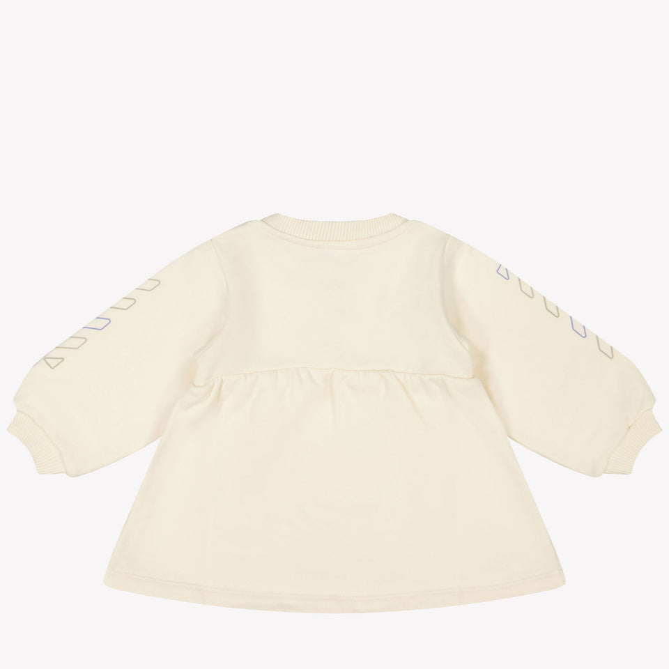 Off-White Baby Meisjes Jurk Off White