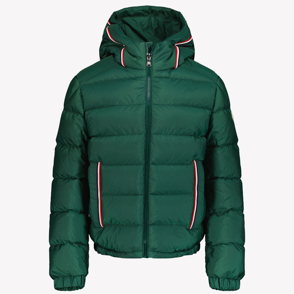 Moncler Merary Jongens Winterjassen Donker Groen 4Y