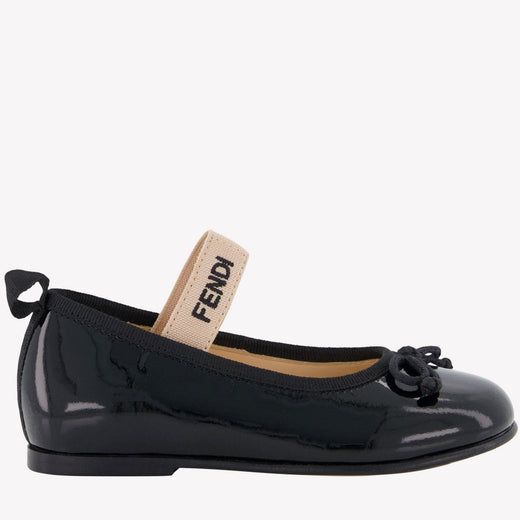 Fendi Girls Shoes Black