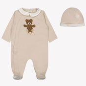 Fendi Baby unisex box suit Beige