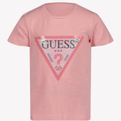 Guess Kinder Meisjes T-Shirt Licht Roze