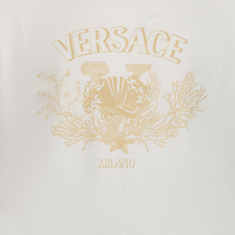 Versace Unisex T-shirt Wit