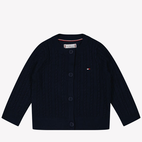 Tommy Hilfiger Baby Girls Cardigan Navy