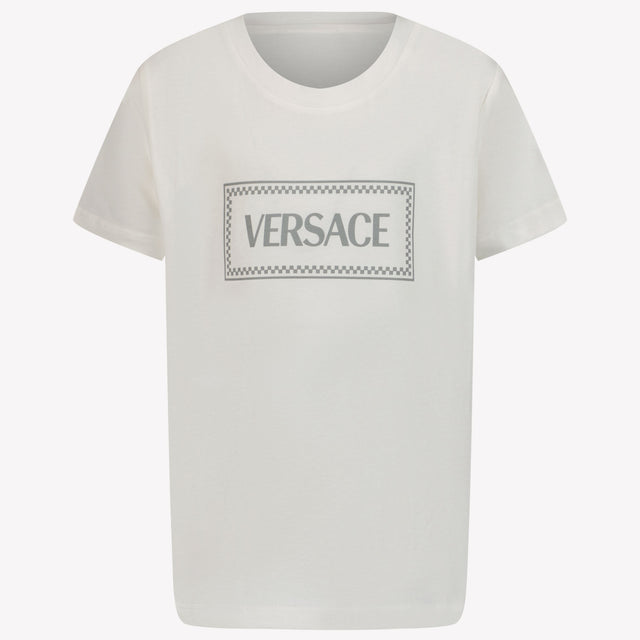 Versace Kinder Unisex T-Shirt In Wit