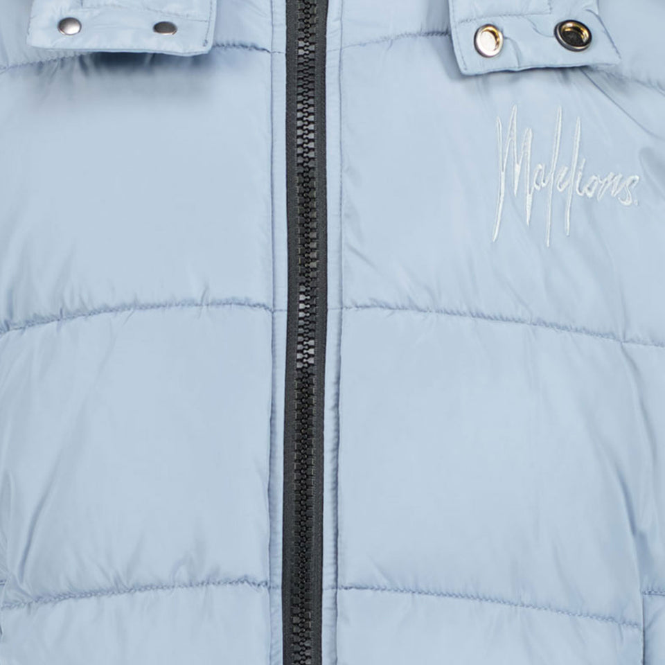 Malelions Unisex Winter Jacket Light Blue