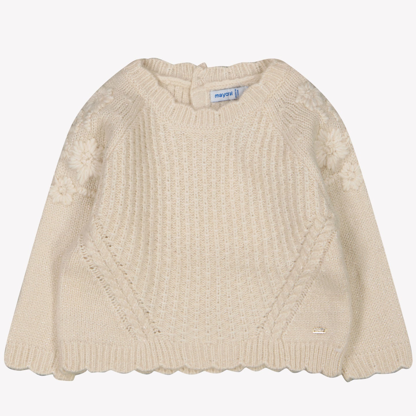 Mayoral Baby girls sweater OffWhite