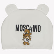 Moschino Baby Unisex Muts Off White