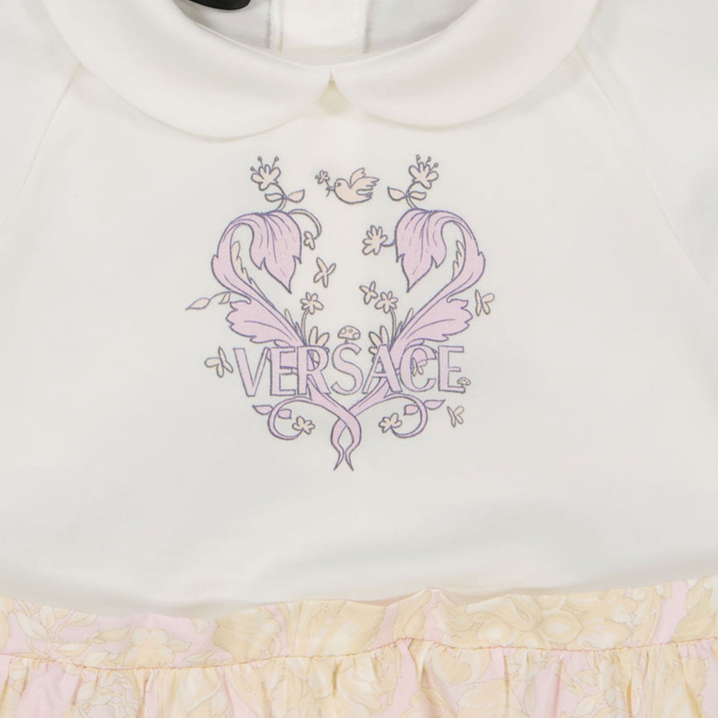 Versace Baby Girls Dress In Light Pink