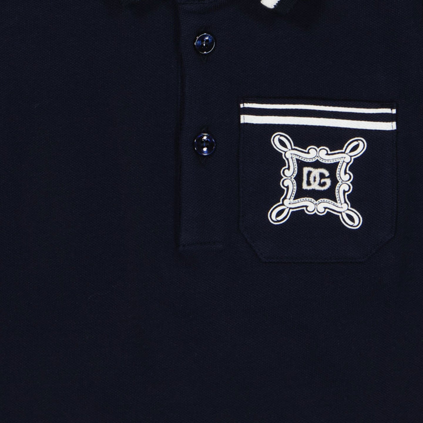 Dolce & Gabbana Baby Boys Polo in Navy