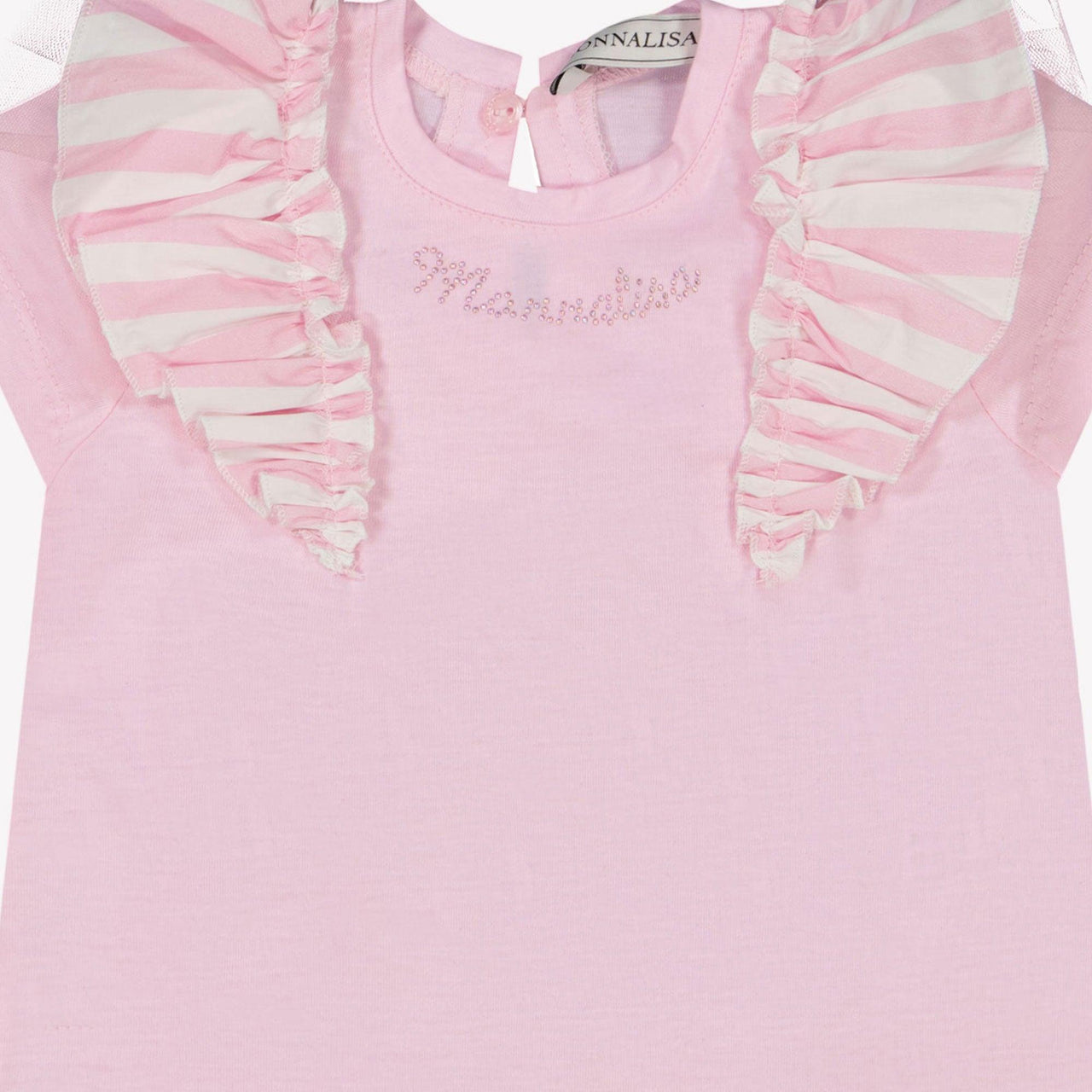 MonnaLisa Baby Meisjes T-Shirt in Licht Roze
