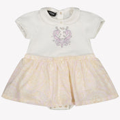 Versace Baby Girls Dress In Light Pink