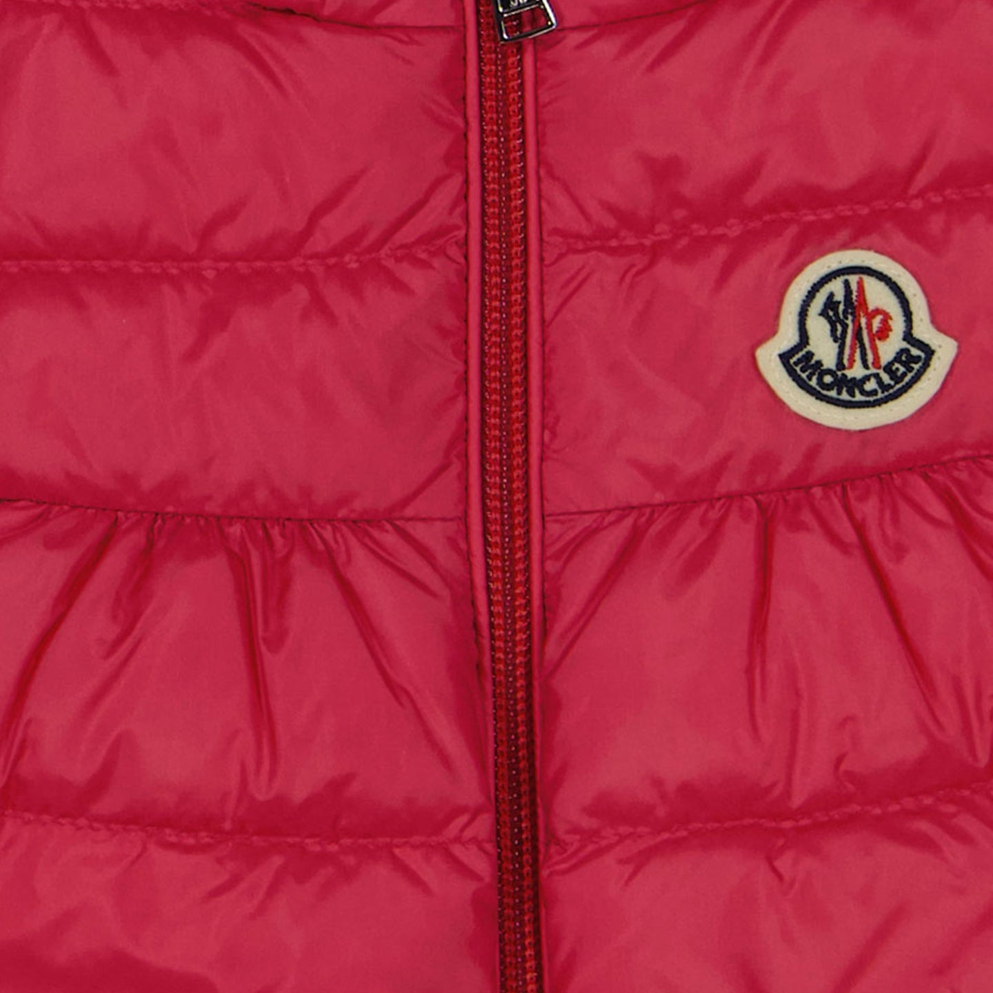 Moncler Hiva Baby Meisjes Bodywarmer In Fuchsia