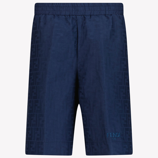 Fendi Kinder Jongens Shorts In Navy