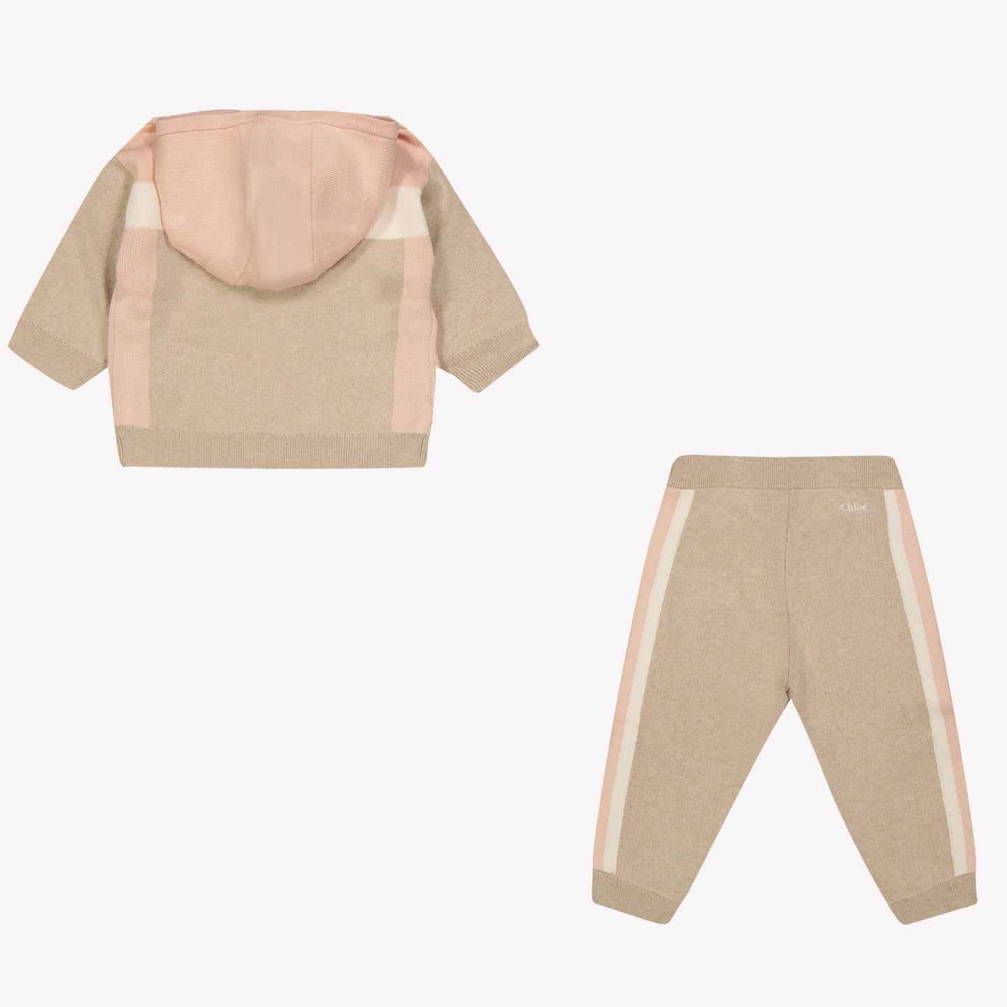 Chloé Baby Meisjes Joggingpak Beige