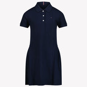 Tommy Hilfiger Kinder Meisjes Jurk Navy