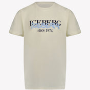Iceberg Kinder Jongens T-shirt Licht Beige