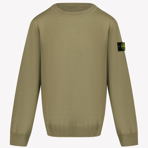 Stone Island Jongens Trui Olijf Groen 2Y