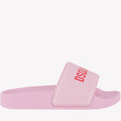 Dsquared2 Kinder Meisjes Slippers Licht Roze