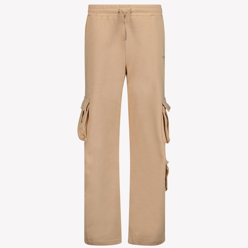 MSGM Meisjes Broek Beige 4Y